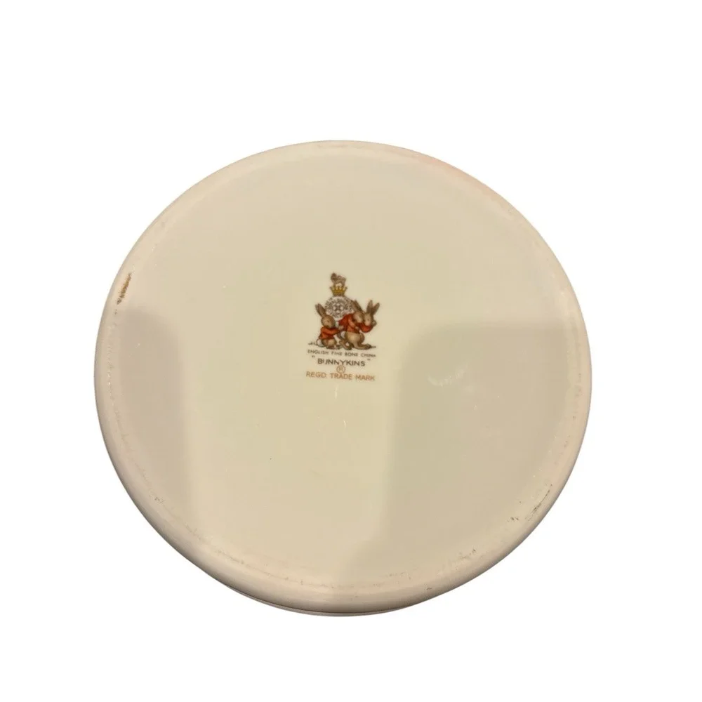 Royal Doulton Bunnykins Baby Bowl Teeter Totter SeeSaw 6 1/4 x 1 5/8 Inch‎